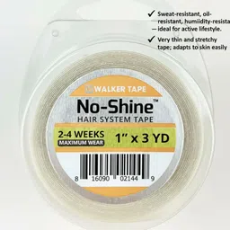 newlo Walker No-Shine Hair System Tape 1" x 3 Yard Hair Accessory Set image 3