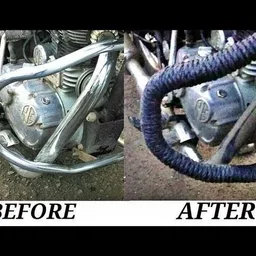 pnk rope -378 Bike Crash Guard Rope image 3