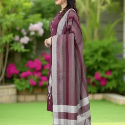 jeny trends Men Cotton Blend Kurti Pant Dupatta Set image 3