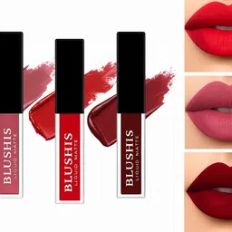blushis Ultra Smooth | Premium N Hydrating Matte | Liquid Lipsticks Set | Trendy Shades-picture-12