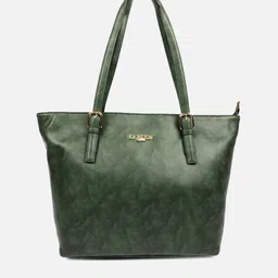 Carlton London Green Textured Structured Shoulder Bag-picture-44
