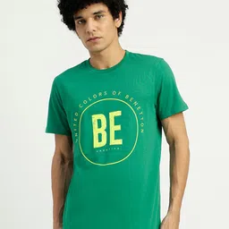 United Colors of Benetton Typography Printed Pure Cotton T-shirt-image-27