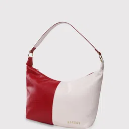 Caprese Colourblocked Half Moon Hobo Bag image 3