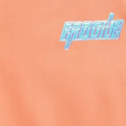 KiddoPanti Girls Peach-Coloured Sweatshirt image 2