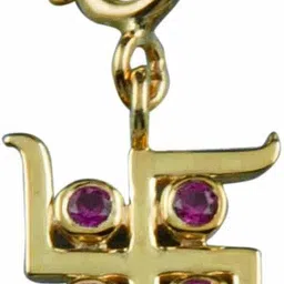 Fourseven Jewellery Pure 925 Gold-Plated Silver Svasti Charm Sterling Silver Link Charm-picture-26