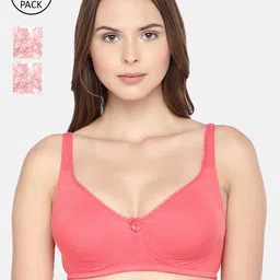 Inner Sense Pack of 3 Organic Cotton  Antimicrobial  Seamless Side Support Sustainable Bra ISB057 image 1