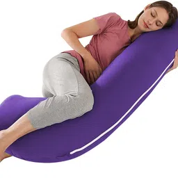 linenovation Microfibre Solid Pregnancy Pillow Pack of 1-picture-10