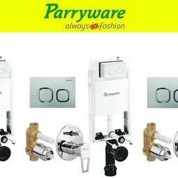 parryware Half Frame Concealed Cistern, with divater body upper espiron set of 2 pic 101 Dual Flush Tank-picture-37