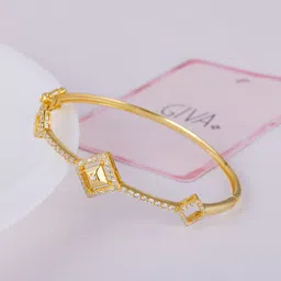 giva Sterling Silver Zircon Gold-plated Bracelet-picture-16
