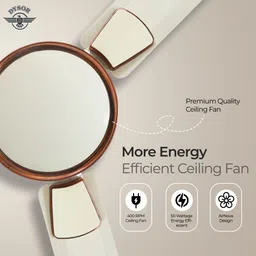 dysor 1200mm 3 Blade Ceiling Fan 400 RPM 50W Power Saving Quiet Motor with 12 Months Warranty Ultra High Speed 1200 mm Ceiling Fan image 4