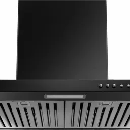 glen 6052JU Chimney, T Shape Baffle filters 60cm 1000m3/h -Black (CH6052JUBLK60BF) Wall Mounted Black 1000 CMH Chimney-picture-30