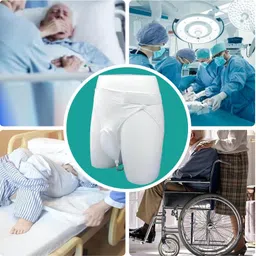 rajry Reusable Urine Bag Silicone Urinal Collector Leak Proof Pee Bag 2000 Ml Urine Bag image 5