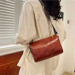 packara Tan Women Sling Bag PKRA-144 image 2