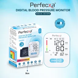 Perfecxa VHS-0270A Blood Pressure Monitor, Digital large LCD Display, Pulse Rate Measurement Bp Monitor image 2