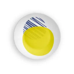 quirk india Multicolour Scratch Beneath Circle Decorative Wall Plate image 2