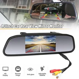 gonama Car Video Monitor 4.3 inch Auto LCD Screen 12V-24V Universal Mount Clip-On SG231 Car Video Monitor 4.3 inch Auto LCD Screen 12V-24V Universal Mount Clip-On SG231 Parking Sensor image 3
