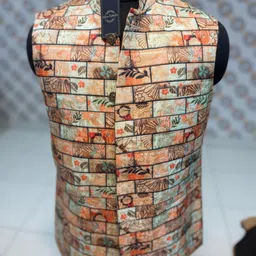 metro collection Printed Men Waistcoat-picture-15