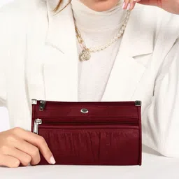 houseofcommon Casual Tan, Maroon, Black, Pink Clutch image 2