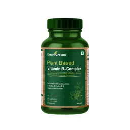 Smart Greens Plant Based Vitamin B-Complex, Turmeric, Berries, Ashwagandha, Tribulus, Fenugreek & Enriched with Essential B-Vitamins, Herbs, Fruits, & Vegetable Power – 60 Capsules image 2