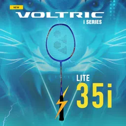 yonex Voltric Lite 35i Blue Strung Badminton Racquet image 2