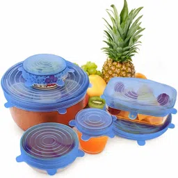 ablue clipper 8.07 inch, 6.5 inch, 5.71 inch, 4.53 inch, 3.74 inch, 2.56 inch Lid Set, Pack of 1 image 3