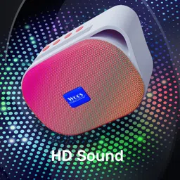 WOOS Bluetooth Speakers Portable Wireless Speaker HD Sound Party Speakers(Red) 10 W Bluetooth Speaker image 2