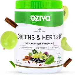 oziva Superfood Greens & Herbs for Diabetes (Wheatgrass,Methi) for Blood Sugar Control-picture-39