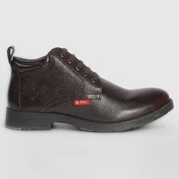 lee cooper Leather Ankle Boots| Lace-up & Soft Cushioned Insole for All-Day Comfort Slip On For Men-picture-32