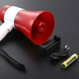 zwollex MEGAPHONE MIC Speaker 30 Watts Handheld Megaphone with Recorder; Talk Record Play Siren Music Outdoor, Indoor PA System-picture-18