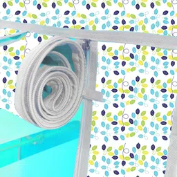 mezire 3 Door 8 Layer Printed PP Collapsible Wardrobe image 4