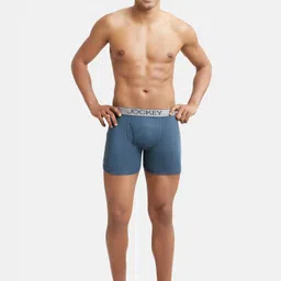 jockey Pack of 2 8009 Super Combed Cotton Rib Solid Men Trunk image 5