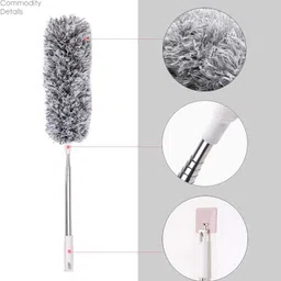 weihomix Microfiber Feather Duster Bendable-Extendable Fan Cleaning Window Blinds Dry Duster image 3
