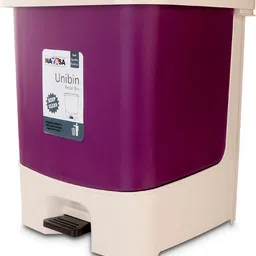 nayasa Unibin Square Big- 33 Ltrs With Lid and Detachable Plastic Bin For Home Plastic Dustbin-picture-28