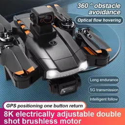 inquisitive 90° Rotatable GPS S1 8K Drone Camera for Adults Dual HD Camera Long Flight Time Drone image 3