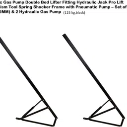 sanjari Double Bed Lifter Fitting Hydraulic Jack Set of 2 Frame(3FT X 5MM)125KG NA Shelf Bracket-picture-17