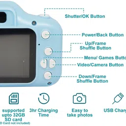 satyam trading Kids Digital Camera, Video Recorder Camera Full HD 1080P (MULTI COLOR) image 3