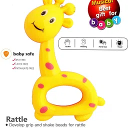 gamloid Rattles Teether for Babies 4 Pcs Colourful Lovely Attractive Rattles Toddlers Rattle image 3