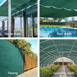 shade net Green Net 75% 5 x 15 Ft Portable Green House image 2