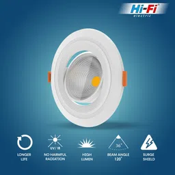 elleys DAZZ 3W LED Light Spot Light RBP ( RED + Blue + Pink ) Spot Light | Pack of 2 Cob Light Ceiling Lamp image 4