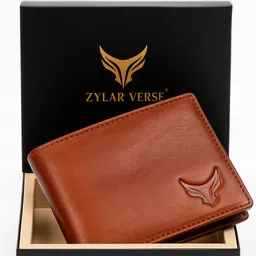 zylar verse Men & Women Casual, Ethnic, Evening/Party, Formal, Travel, Trendy Tan Genuine Leather Wallet-picture-21