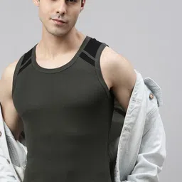 lux cozi Pack of 3 Men Vest image 3