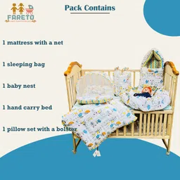 fareto Cotton Baby Bed Sized Bedding Set image 2