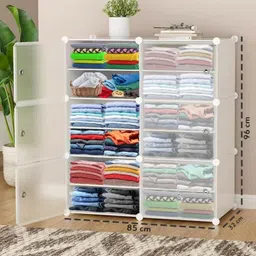 keekos 12 Layer Simple Bookshelf/Multipurpose Rack/Children Bookcases/File Rack Office Metal Open Book Shelf image 2