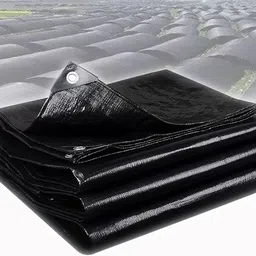 bharat decore TARPAULINE BLACK 12 FEET X 18 FEET Tent - For PLASTIC COVER FOR TRUCK RAIN OUTDOOR SUN 200 GSM-picture-17