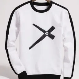 autna Men Printed Round Neck Cotton Blend White T-Shirt image 3