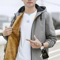 futse peno Men Solid Casual Jacket image 1