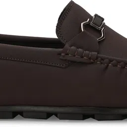 jk port Dark Brown Buckle Driving Shoes | Men's Brown Driving Loafers Loafers For Men image 3