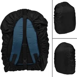 VRINDAENTERPRIS Rain & Dust Waterproof Rain Cover for Laptop/School/College Waterproof Laptop Bag Cover, Luggage Bag Cover, School Bag Cover, Trekking Bag Cover-image-1