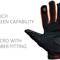 studds SMG 6 Full Finger Bike Riding Gloves with Touch Screen Sensitivity Riding Gloves Riding Gloves image 4