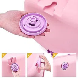 whisket Plastic Handle & WheelsStorage Box,kids toy storage box,Container,Multi color Storage Basket image 5